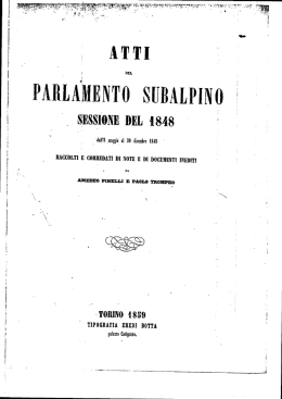 Indice dell`Attivit&agrave; Parlamentare