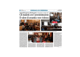 Il Torriani alla giornata della trasparenza e dell