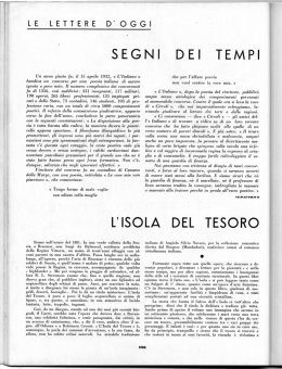 L`isola del tesoro - Casa dell`Architettura di Latina