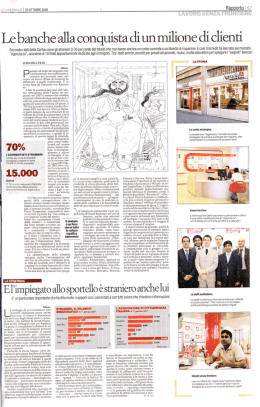 Le banche alla conquista di un milione di clienti