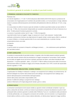 Condizioni generali di contratto di vendita di