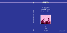 Inventario delle Carte Martini, Mario Augusto e Roberto Sindaci a
