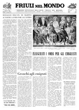 Friuli nel Mondo n. 51 febbraio 1958