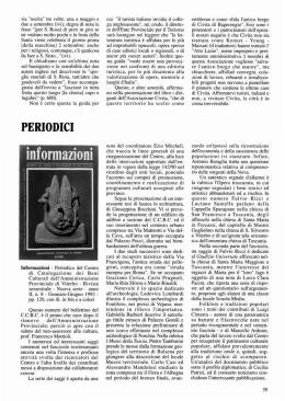 periodici - Biblioteca Consorziale di Viterbo