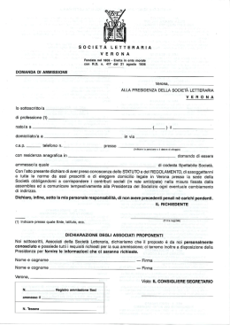modulo - Societ&agrave; Letteraria di Verona