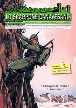 Marzo 2013 - ANA Sezione di Ivrea