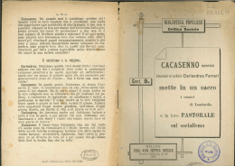 Cacasenno. Ma quando mai il socialismo pretese ciò?