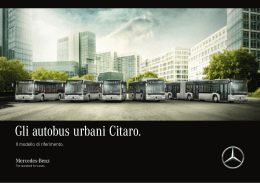 Gli autobus urbani Citaro. - Mercedes-Benz