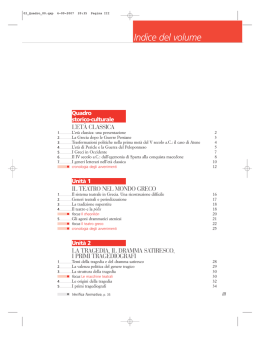 Indice ﻿vol. 2. L`et&agrave; classica