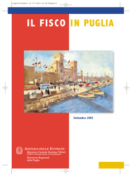 Il Fisco in Puglia - pdf - Direzione regionale Puglia