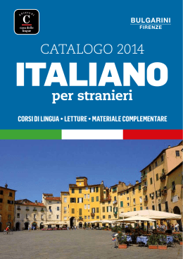catalogo 2014 - Editore Bulgarini Firenze