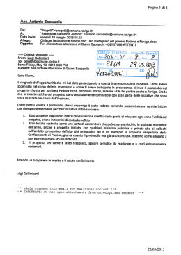 Progetti - Comune di Rovigo