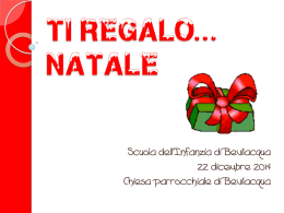 TI REGALO&hellip; NATALE