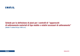 Definizione di piani per i controlli di &ldquo;apparecchi di