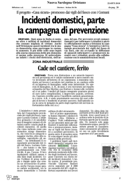 Nuova Sardegna Oristano