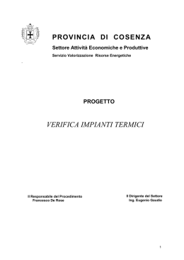 verifica impianti termici