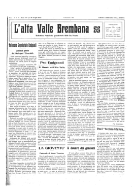 Page 1 Anno Il N. 22 - Esce il 1&deg; eil l5 :Vogel mese &igrave;` Dicembre 19m