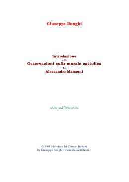 Osservazioni sulla morale cattolica