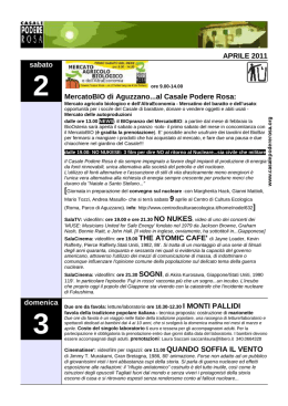 domenica - Casale Podere Rosa