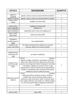 LISTA stock 057 - cancelleria