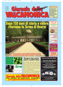 GdV n. 5 del 2008 - giornale valcamonica