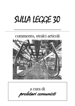 Opuscolo.Legge.30 - slai cobas marghera