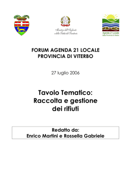 verbale incontro - Provincia di Viterbo