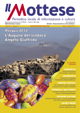 Aprile 2012 - Associazione "La Svolta Editrice"