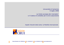 Nessun titolo diapositiva - Università degli Studi di Camerino
