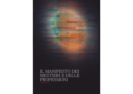 il manifesto dei mestieri e delle professioni