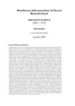 Manifattura delle porcellane di Doccia Richard-Ginori