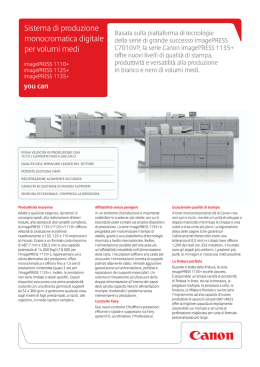 Sistema di produzione monocromatica digitale pervolumi medi