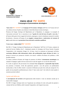meno alcol PIU` GUSTO