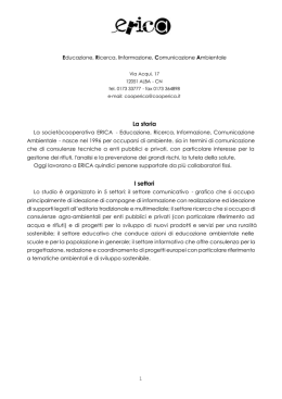 curriculum - Provincia di Torino