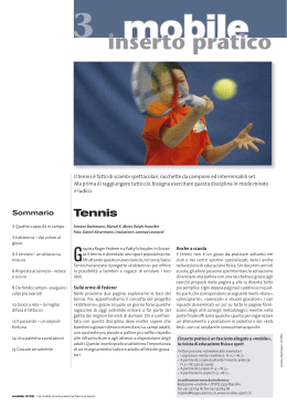 Inserto pratico 3: Tennis