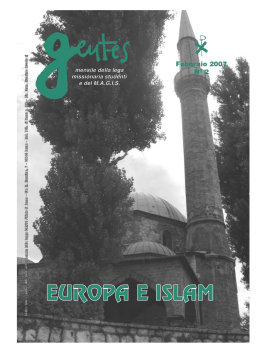 Scarica il numero Europa e Islam di Gentes 2/2007