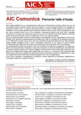 AIC Comunica Piemonte Valle d‟Aosta
