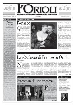 N.2 Febbraio 2004 - Associazione Culturale Europea Francesco Orioli