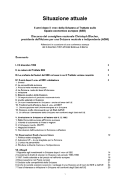 Situazione attuale - Christoph Blocher