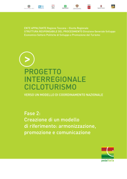 Toscana Progetto cicloturismo fase 2 (2009)
