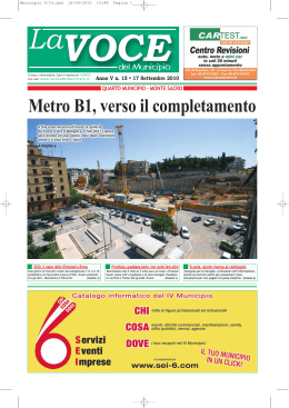 La voce del municipio