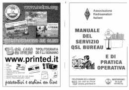 Manuale del Servizio QSL Bureau e di Pratica
