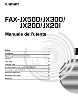 Manuale dell`utente - Canon Centre