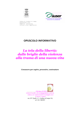 dalle briglie della violenza alla trama di una nuova
