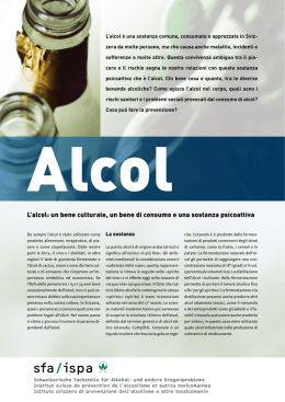 L`alcol - Nationaler Aktionstag Alkoholprobleme