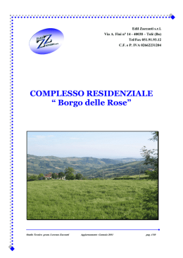 Scarica il Capitolato