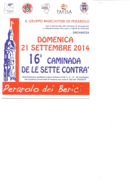 DOMENICA I - Pro Loco Arcugnano