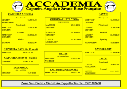 Opuscolo 2013-2014 - Shadow Sport Center