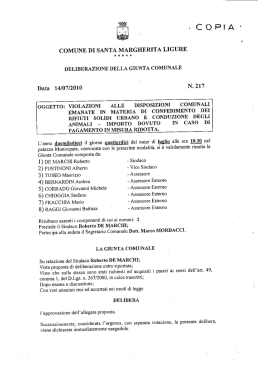 COMUNE DI SANTA MARGHERITA LIGURE