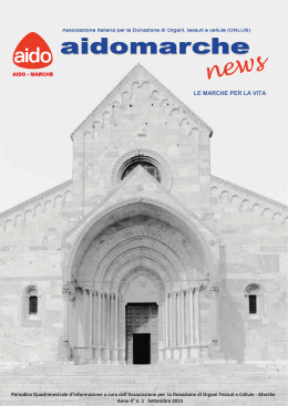Aidomarchenews n° 1-2015 - Comune di Castelfidardo